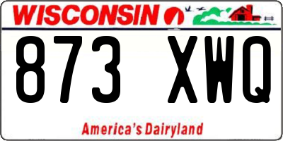 WI license plate 873XWQ