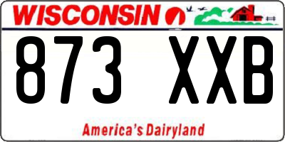 WI license plate 873XXB