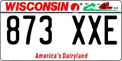 WI license plate 873XXE