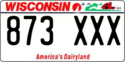 WI license plate 873XXX