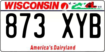 WI license plate 873XYB