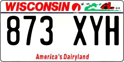 WI license plate 873XYH