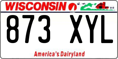 WI license plate 873XYL
