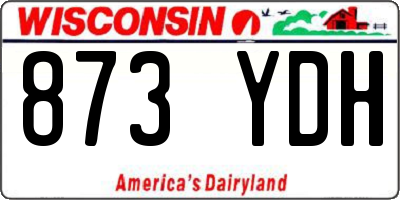 WI license plate 873YDH
