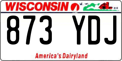 WI license plate 873YDJ