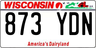 WI license plate 873YDN