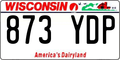WI license plate 873YDP