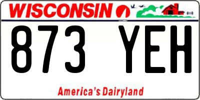 WI license plate 873YEH