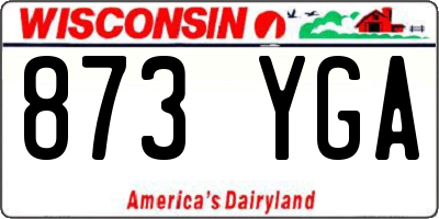 WI license plate 873YGA
