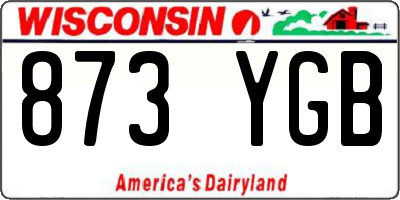 WI license plate 873YGB