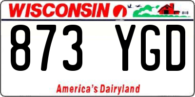 WI license plate 873YGD