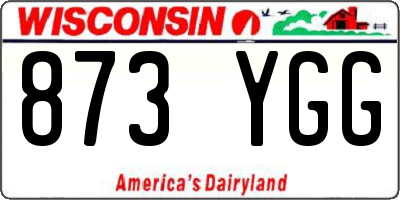 WI license plate 873YGG
