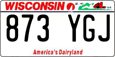 WI license plate 873YGJ