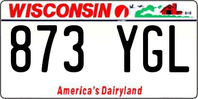 WI license plate 873YGL