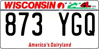 WI license plate 873YGQ