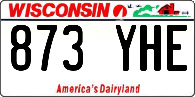 WI license plate 873YHE