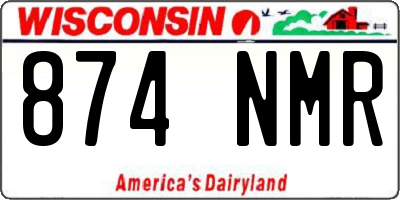 WI license plate 874NMR