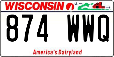 WI license plate 874WWQ