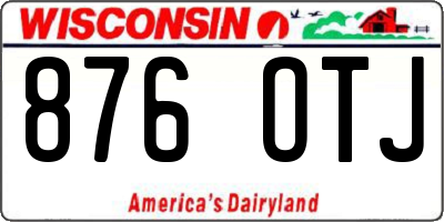 WI license plate 876OTJ