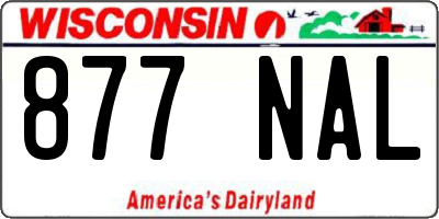 WI license plate 877NAL