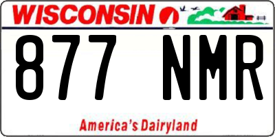 WI license plate 877NMR