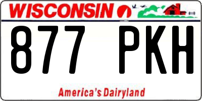 WI license plate 877PKH
