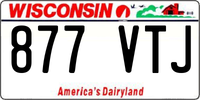 WI license plate 877VTJ