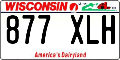 WI license plate 877XLH