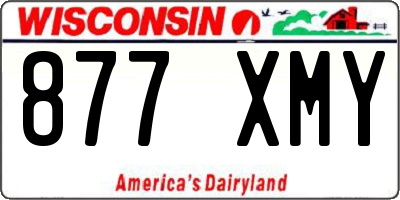 WI license plate 877XMY