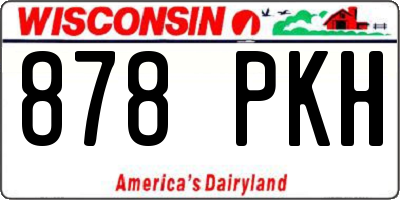 WI license plate 878PKH