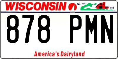 WI license plate 878PMN