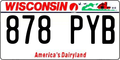 WI license plate 878PYB