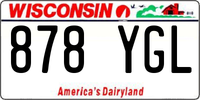 WI license plate 878YGL