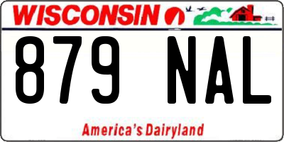 WI license plate 879NAL