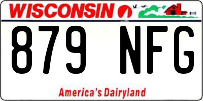 WI license plate 879NFG
