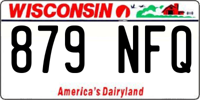 WI license plate 879NFQ