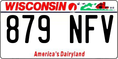WI license plate 879NFV