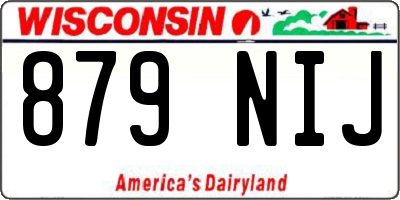 WI license plate 879NIJ