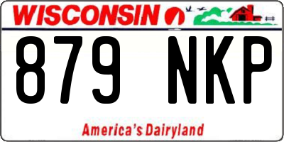 WI license plate 879NKP