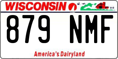 WI license plate 879NMF