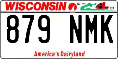 WI license plate 879NMK