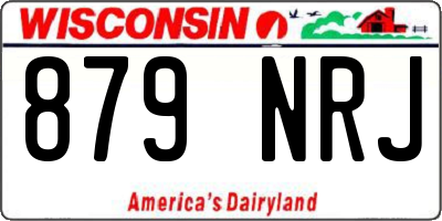 WI license plate 879NRJ