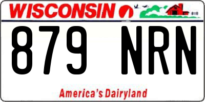 WI license plate 879NRN