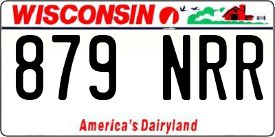 WI license plate 879NRR