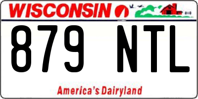 WI license plate 879NTL