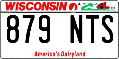WI license plate 879NTS