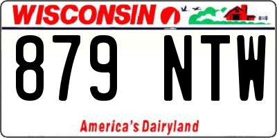 WI license plate 879NTW