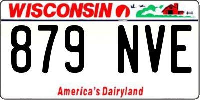 WI license plate 879NVE