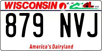 WI license plate 879NVJ