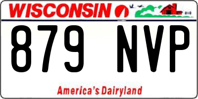 WI license plate 879NVP